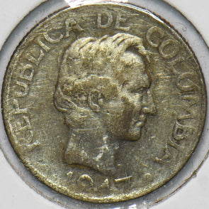 Colombia 1947 10 Centavos 192287 combine shipping