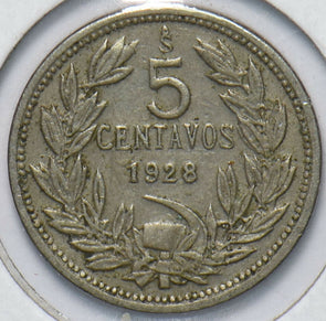 Chile 1928 5 Centavos 192649 combine shipping