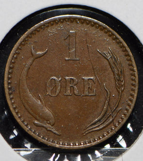 Denmark 1897 Ore Dolphin animal  901463 combine shipping