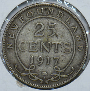 Canada 1917 25 Cents 902658 combine shipping