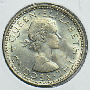 New Zealand 1960 6 Pence Bird animal 197910 combine shipping