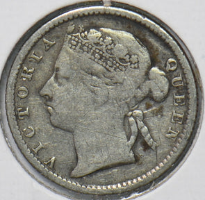 Straits Settlements 1887 10 Cents 294691 combine shipping