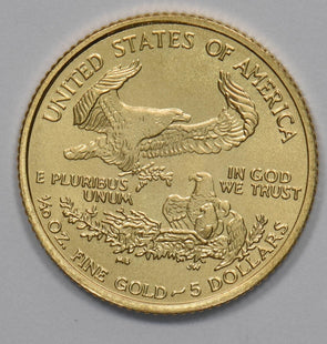 2004 $5 1/10oz Gold Eagle GEM Bu GL0307