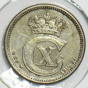 Denmark 1916 10 Ore 240568 combine shipping
