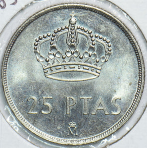 Spain 1983 25 Pesetas 153806 combine shipping