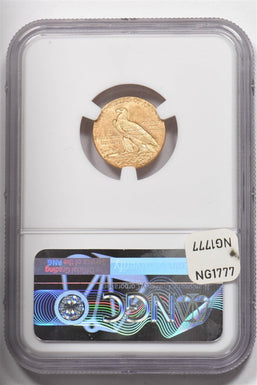 1925-D Gold $2.5 Indian Quarter Eagle NGC MS63 NG1777
