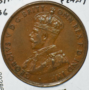 Australia 1936 Georgivs V Penny 292869 combine shipping