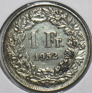 Switzerland 1952 Franc 193888 combine shipping