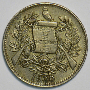 Guatemala 1900 1/2 Real Quetzal animal 298282 combine shipping