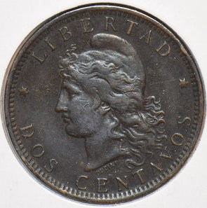 Argentina 1893 2 Centavos 295001 combine shipping