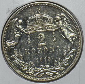 Hungary 1913 2 Korona 296119 combine shipping