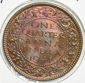 India British 1941 C 1/4 Anna 298457 combine shipping