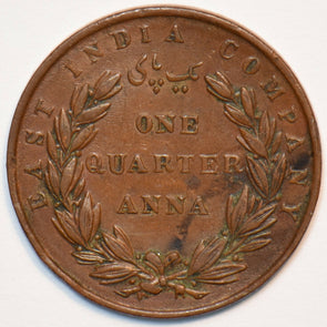 India British 1835 1/4 Anna Lion animal East India Co 296239 combine shipping