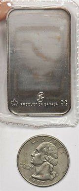 Canada 1990 's 1oz troy silver bar Aries National Co zodiac series BU0682 combin