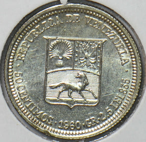 Venezuela 1960 50 Centimos Horse animal 193701 combine shipping