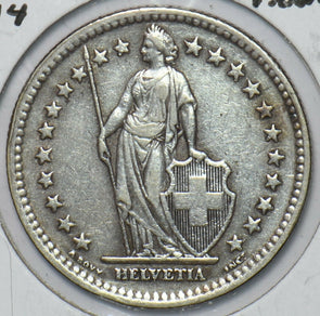 Switzerland 1944 2 Francs 151179 combine shipping