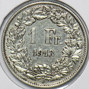 Switzerland 1913 B Franc 193839 combine shipping
