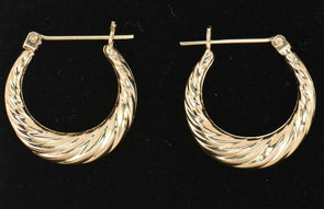 14K Gold Earrings 1.55g 0.55*0.55inch RG0075