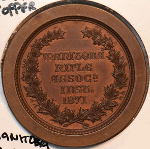Canada 1871 Medal Manitoba Rifle Association Award C0393 combine shipping