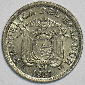 Ecuador 1937 5 Centavos 240748 combine shipping