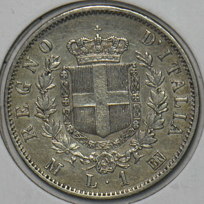 Italy 1863 M Lira 297166 combine shipping
