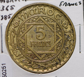 Morocco 1985 AH 1365  5 Francs  150251 combine shipping