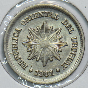 Uruguay 1901 Centesimo BU 298969 combine shipping