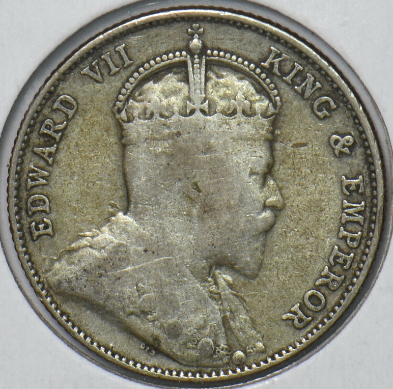 Straits Settlements 1910 B 20 Cents 194809 combine shipping