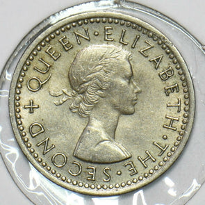 New Zealand 1956 3 Pence N0229 combine shipping