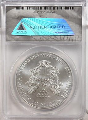 2015-P Silver Eagle Stuck at Philadelphia ANACS MS69 NG1759