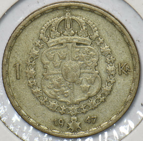 Sweden 1947 Krona 902781 combine shipping