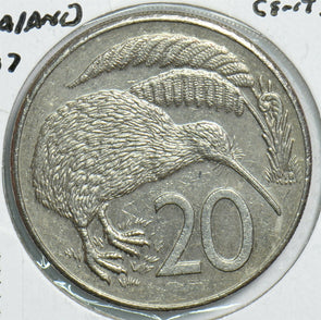 New Zealand 1987 20 Cents Kiwi birdanimal 904455 combine shipping