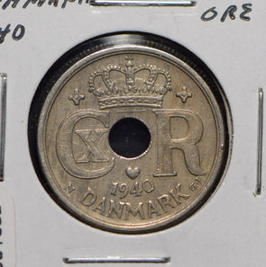 Denmark 1940 25 Ore  901382 combine shipping