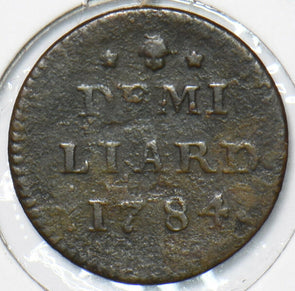 Luxembourg 1784 1780-1790 1/2 Liard 490835 combine shipping
