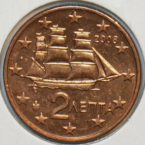 Greece 2008 2 Cents 903537 combine shipping