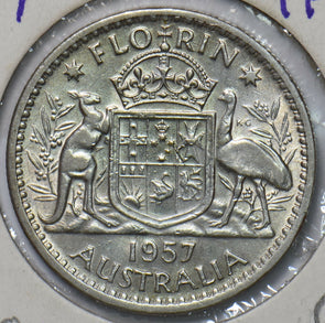 Australia 1957 Florin Kangaroo animal 193641 combine shipping