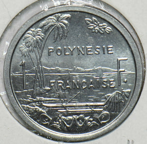 French Polynesia 1965 Franc Gem BU Tahiti 196914 combine shipping