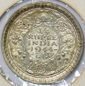 British India 1944 1/4 Rupee 194479 combine shipping