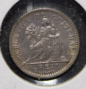 Guatemala 1896 1/2 Real Quetzal animal  291889 combine shipping
