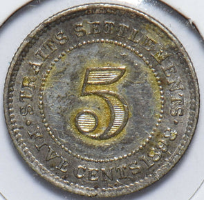 Straits Settlements 1898 10 Cents 490156 combine shipping
