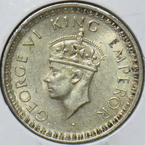 British India 1945 1/2 Rupee 295419 combine shipping