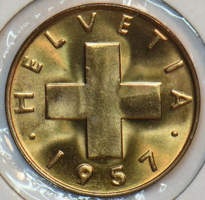 Switzerland 1957 Rappen 196385 combine shipping