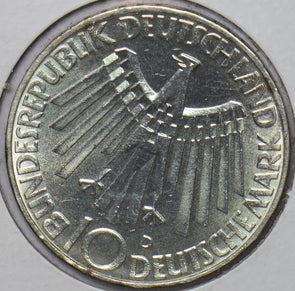 Germany 1972 D 10 Mark Eagle animal Olympic Games 1972 in Munich 195154 combine