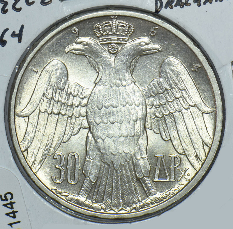 Greece 1964 30 Drachmai Eagle animal 291445 combine shipping