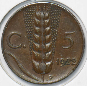 Italy 1922 5 Centesimi Vittorio Emanvele III 292976 combine shipping