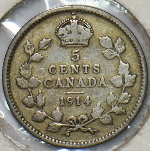 Canada 1914 5 Cents 151515 combine shipping