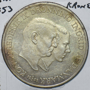 Denmark 1953 2 Kroner 294424 combine shipping