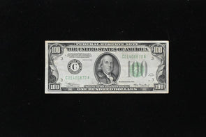 US 1934 $100 XF Federal Reserve Notes RC0683 combine shipping