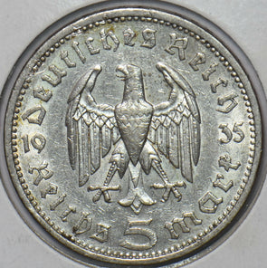 Germany 1935 A 5 Mark Eagle animal 240270 combine shipping