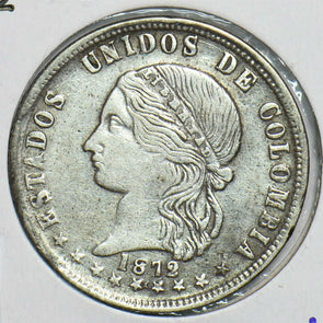 Colombia 1872 2 Decimos C0428 combine shipping